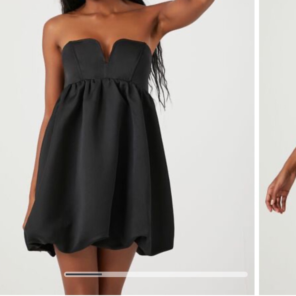 NWT Forever 21 Notched Tube Babydoll Dress